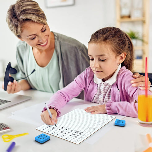Scribbledo Dry Erase Handwriting Practice Board for Kids, 9 x 12 Inch Alphabet Tracing Whiteboard