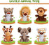 12 4.8 Inch Sumind Pieces Small Stuffed Animals Bulk Gifts Mini Stuffed Forest Jungle Animal Plush Toys Cute Elephant