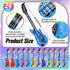 24 Set 12 12 1 Pcs Colorful Inflatable Instruments Rock Star Toy Including Pcs Plastic Microphones, Inflatable Guitars