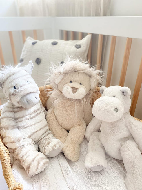 MON AMI Zuri The Lion Plush Stuffed Animal: 13” Floppy Toy, Great for Nursery Décor and Gifts for Kids