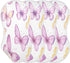 YETTASBIN Pink Purple Butterflies Muslin Baby Burp Cloth, Super Soft Absorbent Cotton Burp Rag Baby Bibs Feeding Cloth