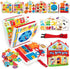 Coogam Toddler Felt Montessori Busy Book, Activity Busy Sensory Boards Fine Motor