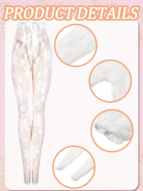 Sotiff 10 Pairs Doll Lace Stockings, Handmade Long Socks for DIY Baby Doll Clothes