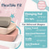 100% 120GSM (4 Pack Muslin Changing Pad Cover Ultra Soft Baby Changing Pad Covers for Girls and Boys - Easy wash Diaper
