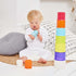 Early Learning Centre Stacking Cups, Sensory Problem-Solving Baby Toy, 10 Colorful Cups with Numbers for Kids 06 Months