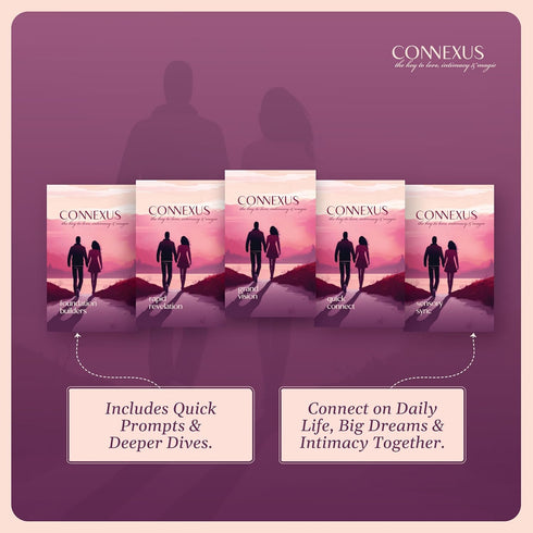 Connexus 40 Couples Card Deck Conversation Starters + Live Challenge Relationship Game for Adults, Romantic Date Night