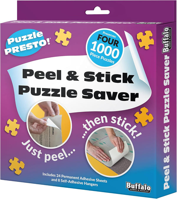 (4 Pack) Puzzle Presto! Peel & Stick Saver: The Original and Still