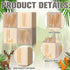 RattanView 4 Pcs Woodland Wild Nursery Wood Decor Nursery Wood Shelf Blocks for Bedroom Playroom Gifts Wild Sign