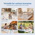 79" 71", Odorless Premium Foam Baby Play Mat x Soft Microfiber Fabric Crawling Mat for Floor- Comfortable