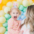 Birthday Rainbow Girl Crown, Birthday Hat for Event Party Supplies and Photo Props