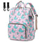 Yusudan Whale Diaper Bag Backpack for Baby Girls, Mom Waterproof Large Nappy Bags