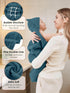 YOYOO 3 Pack 100% 32x32 Inch Muslin Hooded Baby Bath Towels - Cotton Ultra-Soft Towels for Newborns, Infants, Toddlers