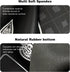 YUZPKRSI 70 x 35 Inch Poker Mat, 8 Players Texas Hold'em Poker Rubber Mat with Carrying Bag for Poker Games
