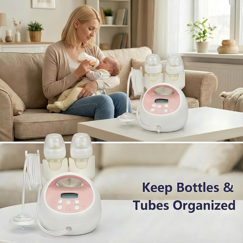 Generic S2 S2, Bottle & Hose Holder for Breast Pump (Spectra Accessories), Fit for Organize and Simplify Your Pumping