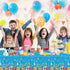 4 PCS Science Party Tablecloth Decorations, Mad Scientist Theme Birthday Party Supplies, 51 x 86in Rectangular Covers
