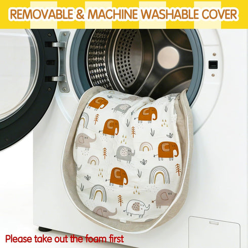 ASCENREST Tummy 2-in-1 Backpack, Time Mat, Convertible to Premium Memory Foam Baby Play Mat, Removable Machine Washable