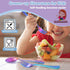 E-far 10-Piece Toddler Forks and Spoons Set, Stainless Steel Kids Safe Silverware for Self Feeding, Rainbow