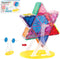 PicassoTiles Magnet Tile Building Blocks Ferris Wheel Amusement Kit, Compatible with Magnetic Tiles Construction Toy Set