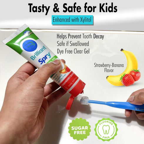 Baby Buddy Brilliant Infant Oral Care Set, 5 PC, Includes Tooth Gel, Finger Toothbrush, Baby Toothbrush