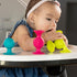 6 Fat Brain Toys pipSquigz, Sensory Baby Toys Months Plus, Rattle Suction Cup Toy