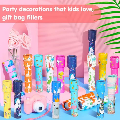 20 Pcs Classic Kaleidoscopes Educational Toys for Party Favors, Fun Kaleidoscope Toy for Stock Stuffers