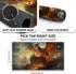 Playmat for MTG: Card Playmat Stitched with Magic Zones for TCG and Board Games, Game Mat 24 x 14 inches-Firedragon