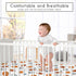Sweet Jojo Designs Fitted Baby Crib Sheets (Vintage Sports Theme) for Boys, Infant Nursery, Toddler Room - Standard