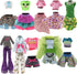 10 Sets 11 inch BARWA Doll Clothes for Monster Girl Doll Fashion Outfits Casual Tops Pants