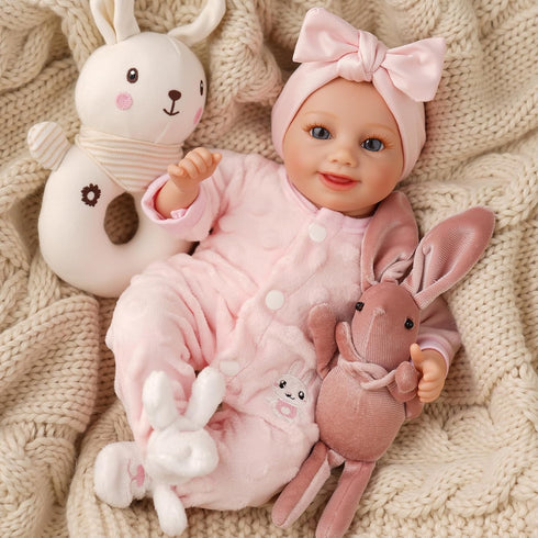 BABESIDE 12 Inch Lifelike Reborn Baby Dolls Realistic Baby Doll Sweet Full