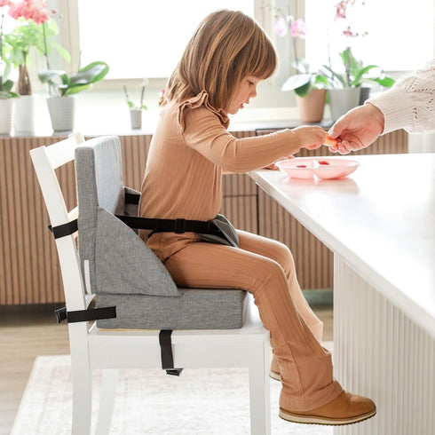 ZEDORA Toddler Booster Seat for Dining Table Kitchen Chair - High Portable Cushion Child Kids Seats, Restaurant Eating