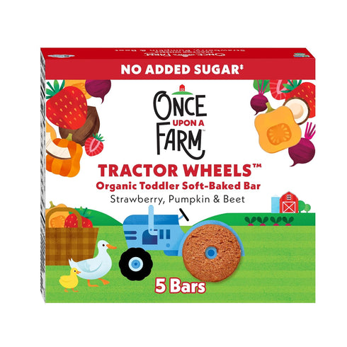Once Upon A Farm Tractor Wheel Bar, Strawberry, Pumpkin & Beet