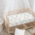 Winpema 28"x52" Owls and Flowers Fitted Crib Sheet Owl Baby Crib Sheet Fit Standard Crib and Toddler Mattress,Crib