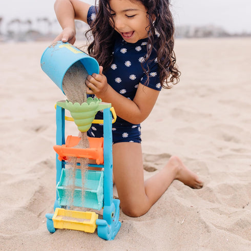 2+ Melissa & Doug Seaside Sidekicks Funnel Fun Sand and Water Toy - Kids Outdoor Toys and Beach Toys for Toddlers