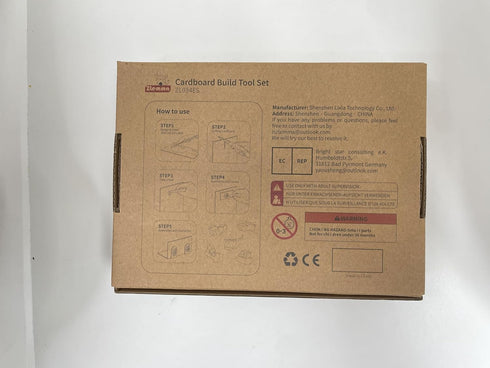Cardboard Construction Tool Kit, 422 Pieces Educational Toys for At-Home Play and Classroom Learning
