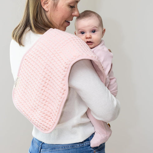 Set Bella Tunno Baby Bibs and Burp Cloths Reversible Drool Bibs and Soft Absorbent Newborn Burp Cloths, Oeko-TEX