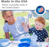 8oz Pack 2 Re-Play of Transition Sippy Cups for Baby Toddler, Medical Grade Silicone Soft Spout & Travel Lid, Easy