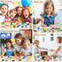 34 Pack Animal Pencil Erasers for Kids - Bulk Desk Pet Toy, 3D Mini Puzzle Erasers, Treasure Box Toys Game Prize