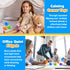 KLT Fidget Sensory Toys for Kids: Quiet Silicone Sensory Flip Cube with Textures - Calming Toys for Autism Kids Stress