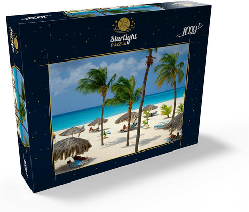 MyPuzzle Eagle Beach, Aruba Premium 1000 Piece Jigsaw Puzzle for Adults in Leeward Islands, Caribbean