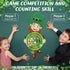 Seenelling Set 23.6 31.5in 6 St Patricks Day Games Large x Dart Board Games with Sticky Balls Irish Party for Adults