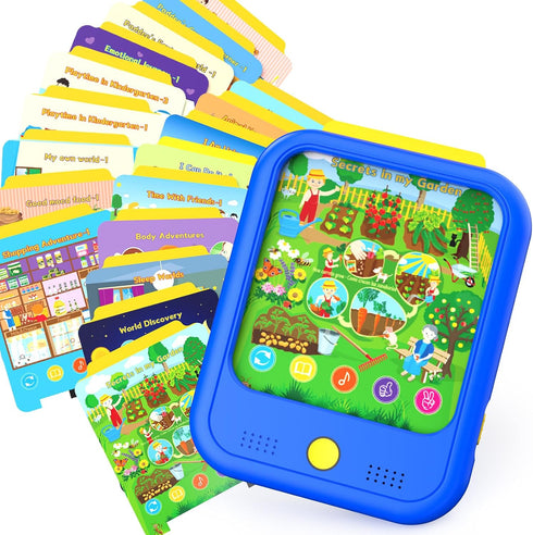 Qiaojoy Kids Learning Tablet Educational Learning Pad for Toddlers 2-5 to Learn Alphabets,