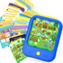 Qiaojoy Kids Learning Tablet Educational Learning Pad for Toddlers 2-5 to Learn Alphabets,