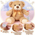 Liliful Remembrance Bow Bear Plush, 12 Inch Brown Soft Doll with Recorder for Gifts