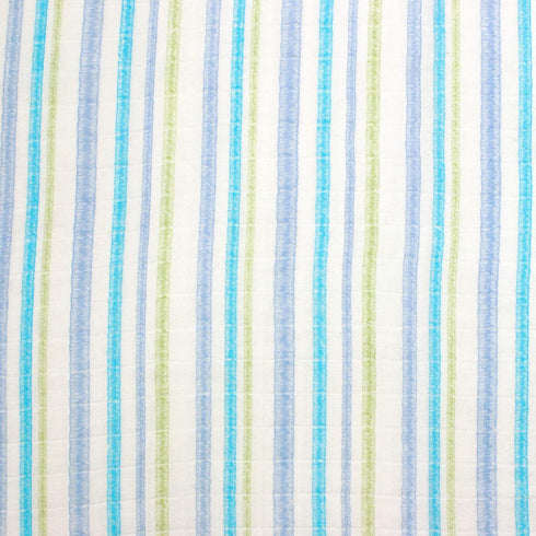 j & alex 100% Set 4, 47 47 Cotton Muslin Swaddle Blankets, of Receiving Blanket for Baby Girls and Boys, Blue Large x