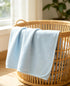 (30" 30") Cozy, American Baby Company Fleece Blanket x with Silk-Like Satin Trim, Soft, Warm & Blue, for Boys