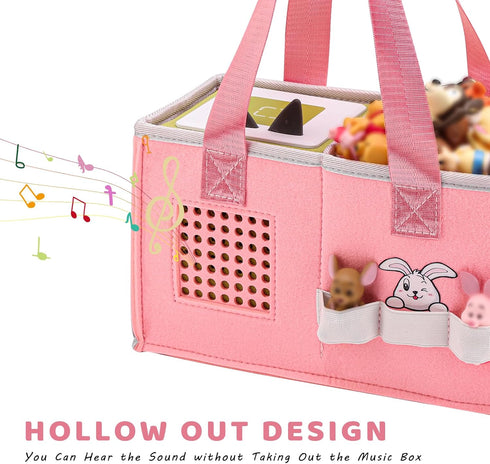 Case for Toniebox Starter Set - Portable Carrying Case for Tonies Figurines, Travel Storage Bag for Musical Toy