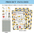 Construction Party Bingo Game, 24 Player Construction Truck Bingo Cards Set for Family Friend Activity, Construction Party Favor Decoration Holiday Supplies -a09