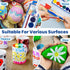 36 Pack Set, 8 Watercolor Paint Washable Watercolor Paint Bulk for Kids, Water Color Paint with Paint Brushes, Ideal