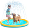 SLOOSH 60" Non-Slip Splash Pad Sprinkler - Outdoor Water Play Toys Backyard