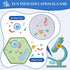 Animal and Plant Cell Anatomy Model, Soft Felt Toy for Early Cell Biology